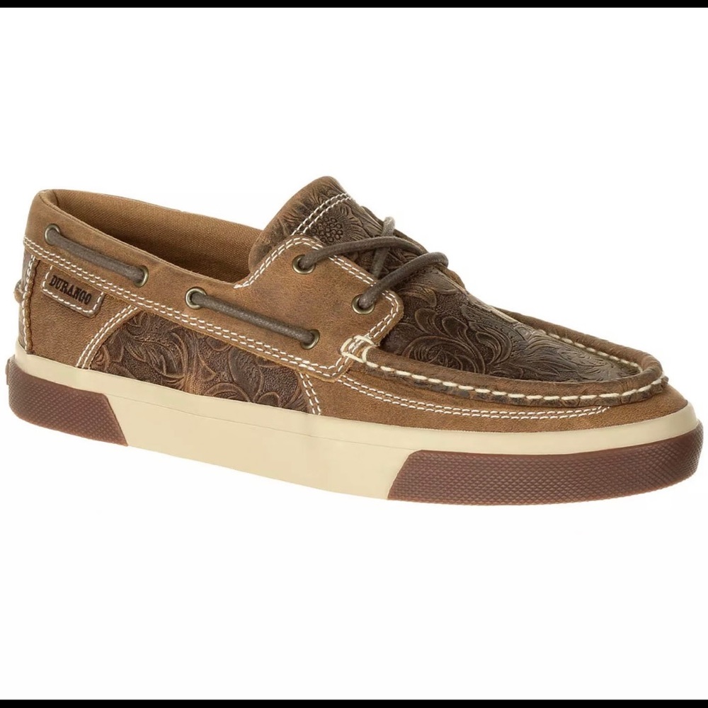 Women’s Durango music city embossed leather shoes